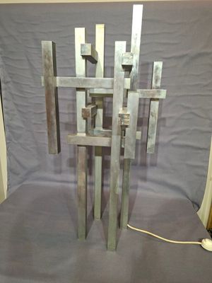 Gaetano SCIOLARI (1927-1994) Lampe à poser de forme géométri…