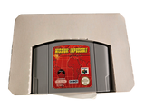 a nintendo game on the back of a white box