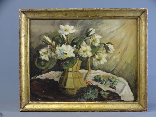 Maurice SERULLAZ (1914-1997) « Bouquet de fleurs » - HST – SBG – ...