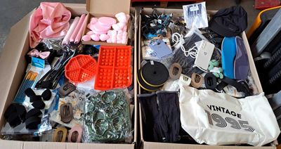 195 / 1 palette de 214 kg de mix (sac, éponges de pein…