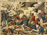illustration of a battle between the french and the french army