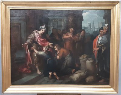 DUPERRON Ludovic, attribué à. "Joseph et ses frères" - Objet d'art