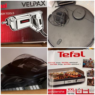 several different pictures of a box with various items in it