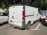 une camionnette blanche garée dans un parking à côté d'autres voitures