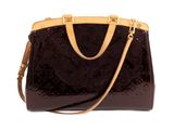 Sac à main Louis Vuitton en cuir monogrammé et cuir