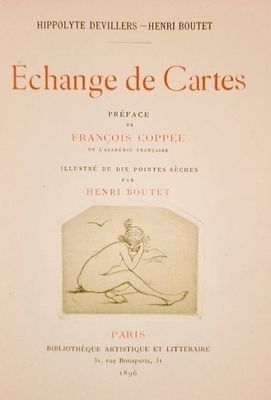 an old book with a drawing of a woman sitting on the ground