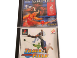 two video games that are on display on a table
