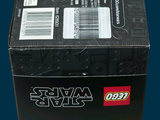 a black box with a lego star wars logo on it