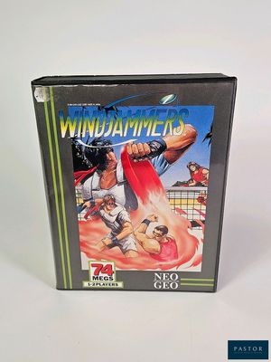 an old video game box with a picture of a man hitting a tennis ball