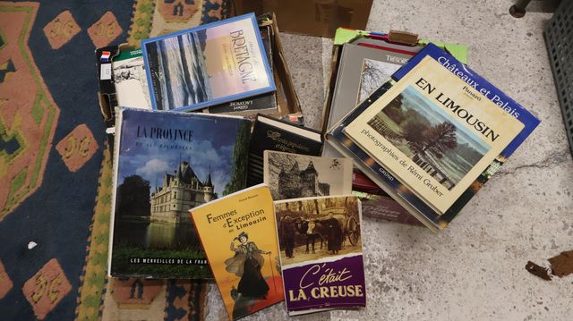 Lot de livres régionalistes dont Limousin