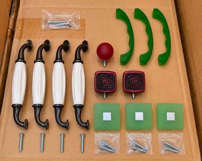 a box with a bunch of different items in it