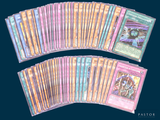 a lot of cards that are sitting on a table