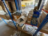 many boxes of screws and bolts in a warehouse