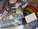 a box full of stuff that is sitting on the floor