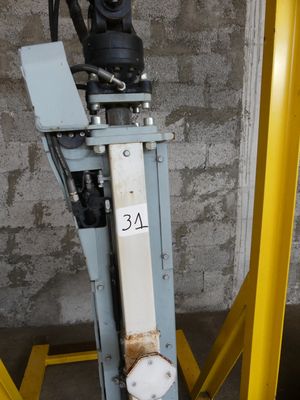 a close up of a machine with a number on the side of it