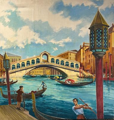 Roger SOUBIE (1898-1984) (attribué à), Le pont de RIALTO à V…