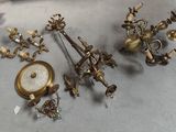 a lot of antique items that are on the table