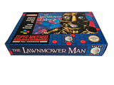 a box of the lawnmower man game on a white background