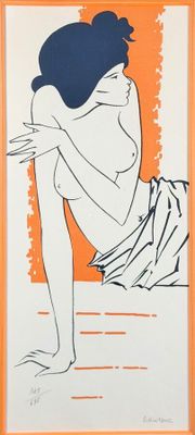 l'image d'un dessin d'une femme assise sur le sol