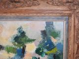 a picture of a painting on the wall of a room