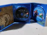 a blue case with a dvd inside of it