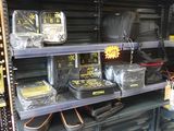 many items on the shelves in the store for sale
