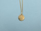 a gold coin necklace on a mannequin mannequin mannequin mannequin mannequin mannequin mannequin mannequin manne