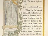 an old book with a picture of an angel on it