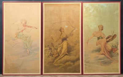 Louise ABBEMA (1858-1927) (d'après) La peinture - la poésie …