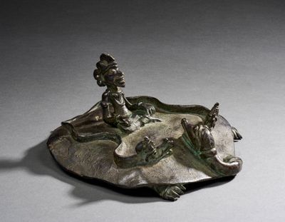 Asie du sud-est, XIXe siècle Personnage chevauchant un anima…