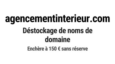 Nom de domaine agencementinterieur.