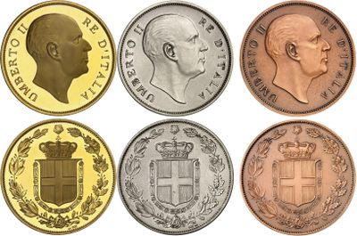 six different coins of different countries are shown on a white background