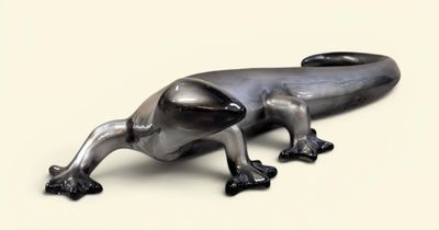 KARE DESIGN "Salamandre" Sculpture en résine laquée et résin…