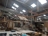 a large room with a lot of tools on the table