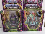 two action figures of the same character are shown in the box