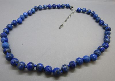 Collier Choker lapis lazuli (8,30 mm).