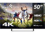 the smart tv is showing a soccer game on the screen