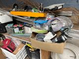 a pile of assorted items sitting on a table