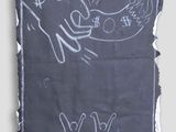 a piece of paper that has a drawing on it