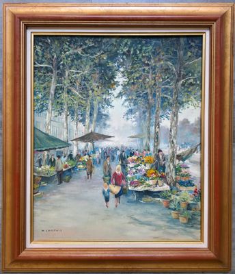 Michel CHAPUIS (1925-2004). Lyon, Quai aux fleurs n°4, Quai …