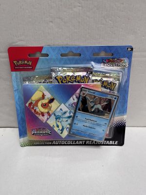 a close up of a package of pokemon cards on a table