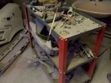 a picture of a workbench with tools on top of it