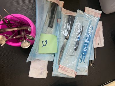a lot of tools that are sitting on a table