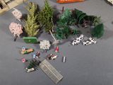 a lot of small toys that are sitting on a table