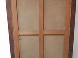 an old picture frame with a window on the inside of it