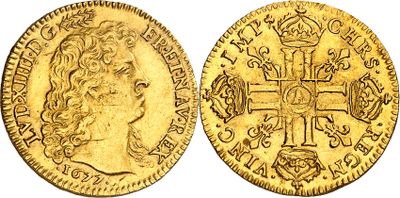 l'image d'une pièce d'or portant une croix