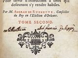 an old book with writing on it that says observationss de l ' agriculture