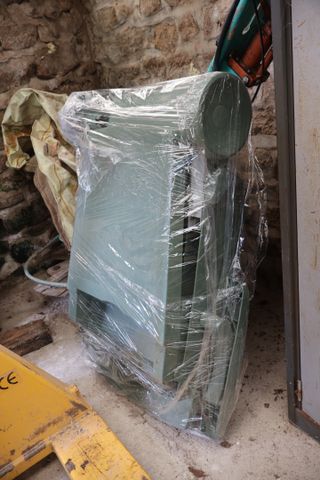 Lot de deux chaises longues ou bains de soleil plastiques verts