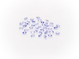 a pile of blue sapphires on a white background