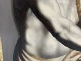 an image of a painting of a man with a cross on his shoulder